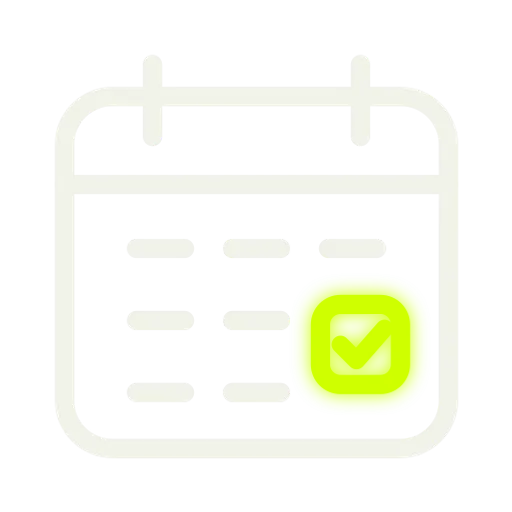 Ícone outline de calendário