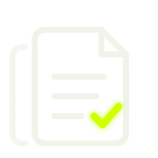 Ícone outline de documento